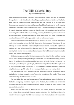 Read Story - Gabriel Bergmoser