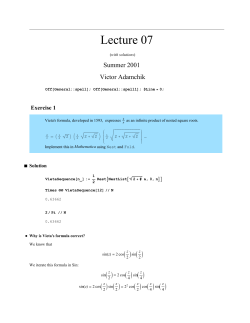 Lecture 07
