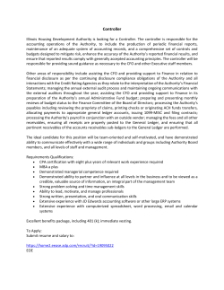 Controller - Illinois Housing Development Authority