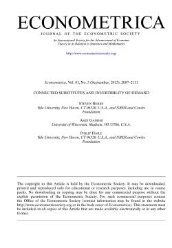 Connected Substitutes and Invertibility of Demand