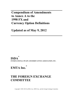 Compendium of Amendments to Annex