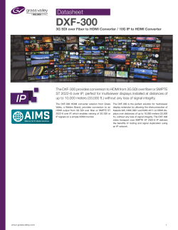 DXF-300 - Grass Valley