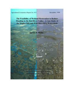 The Feasibility of Wetland Restoration to Reduce Flooding in the