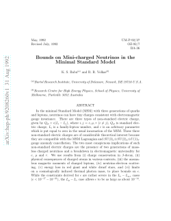 Bounds on mini-charged neutrinos in the minimal standard model