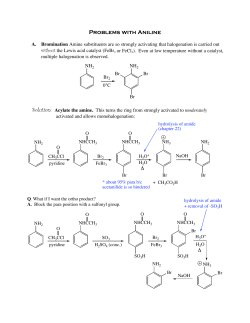 Problems with Aniline