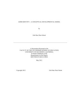 ADHD identity: A conceptual developmental model.