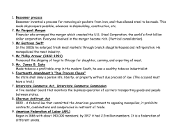 1. Bessemer process Bessemer invented a process for removing air