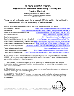 Final Student Handout Diffusion Kit