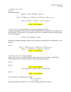 H&deg;298 = 6*(-98.7) + 6*(-68.3