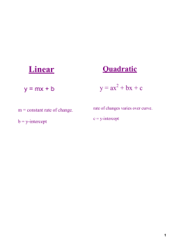 Linear Quadratic