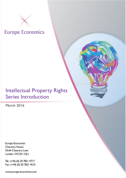 Intellectual Property Rights Series Introduction