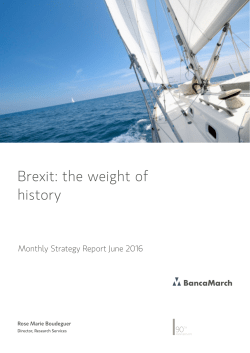 Brexit: the weight of history