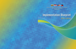 (BIMP-EAGA): Implementation Blueprint 2012&ndash;2016