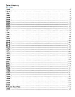Parish History - Sacred Heart Parish