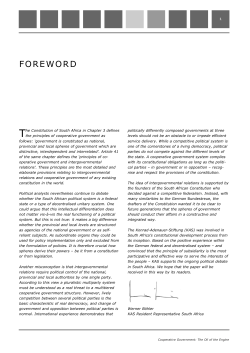 Cooperative Government: The oil of the engine - Konrad