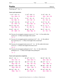 Chapter 11.6 Practice G and K Keys