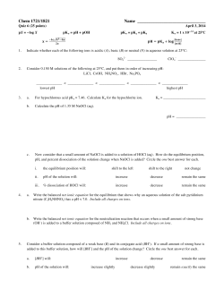 Chem 1721/1821 Name