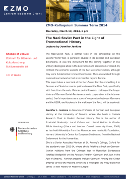 The Nazi-Soviet Pact in the Light of Transnational History