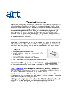 Securing Art - 3 pager