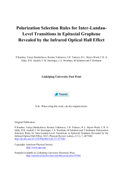 Polarization Selection Rules for Inter-Landau