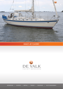 DE VALK YACHTBROKERS MALO 45 CLASSIC (350342)