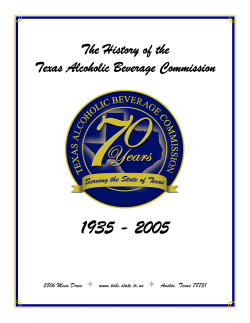 The History of TABC - 70th Anniversary