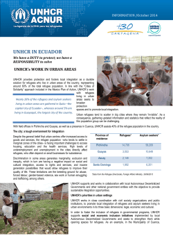 unhcr in ecuador