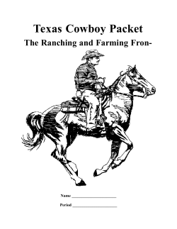 Texas Cowboy Packet