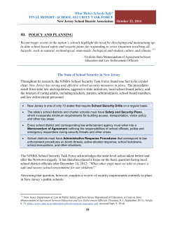 III - New Jersey School Boards Association