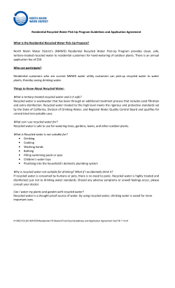 Guidelines and Application Agreement Hyd Fill