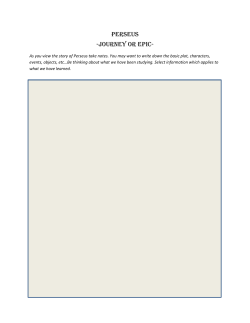 Perseus -Journey or Epic-
