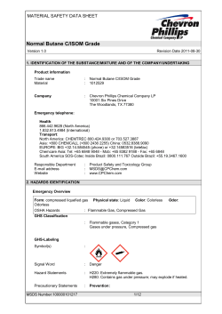 Normal Butane C/ISOM Grade - Chevron Phillips Chemical