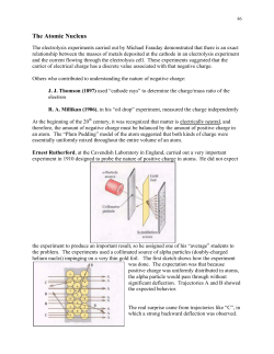 The Atomic Nucleus - University of Rochester