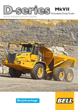 B35D I B40D I B45D I B50D Articulated Dump Trucks