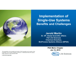 Allegro MVP Single-use System