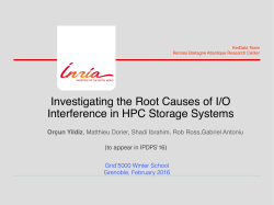 Investigating the Root Causes of I/O Interference in HPC