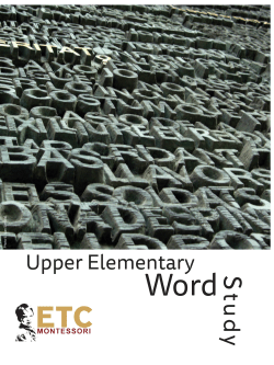 6020 Word Study Level 9-12