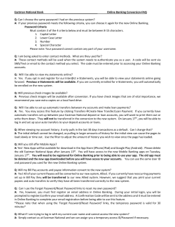 FAQ - Eastman National Bank