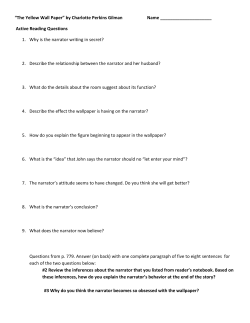 "The Yellow Wallpaper" Questions