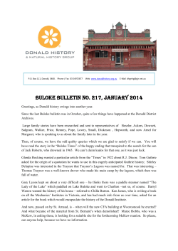 Newsletter 217 January 2014