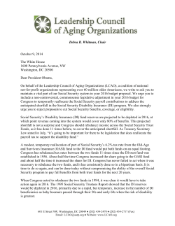 LCAO DI Reallocation Letter - Leadership Council of Aging