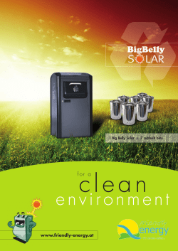 Information sheet Big Belly Solar