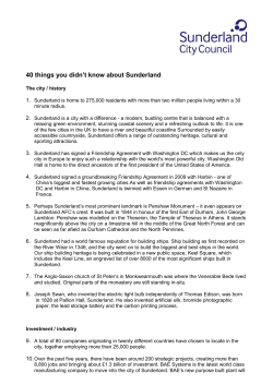 40 things you didn`t know about Sunderland