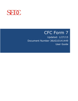 CFC Form 7