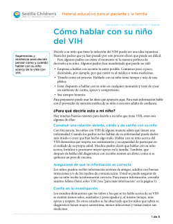 PE528S Talking with Your Child about their HIV - Spanish