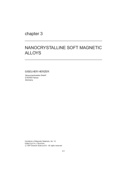 Handbook of Magnetic Materials 10, Chapter 3