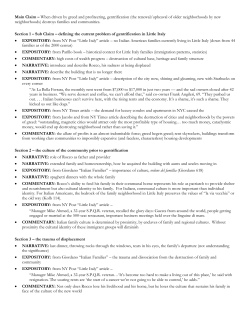 Main Claim &ndash; When driven by greed and profiteering, gentrification