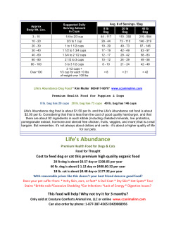 Life`s Abundance - Creature Comforts Animal Inn