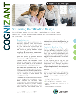 Optimizing Gamification Design