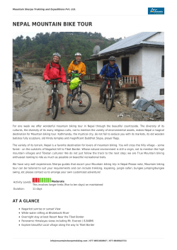 as PDF - Mountain Sherpa Trekking